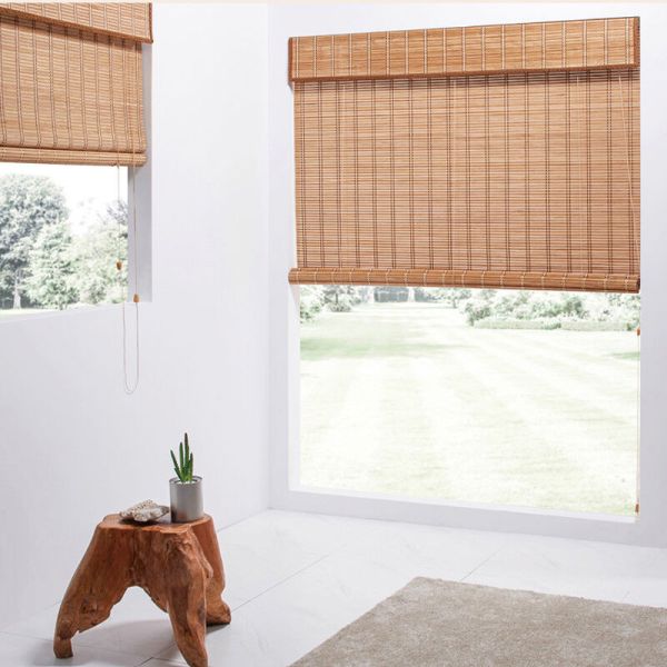 Bamboo Blinds For Windows Light Filtering Wood Window Blinds Bamboo Roller Shades Indoor