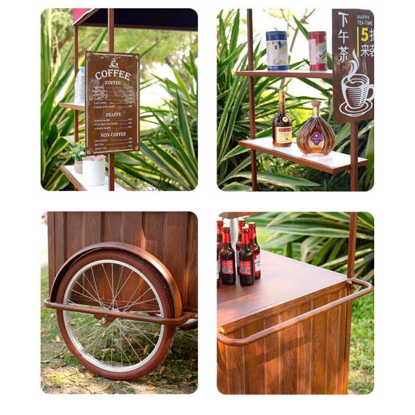 Eco-Friendly Food Delivery Refreshing Beverages on Wheels