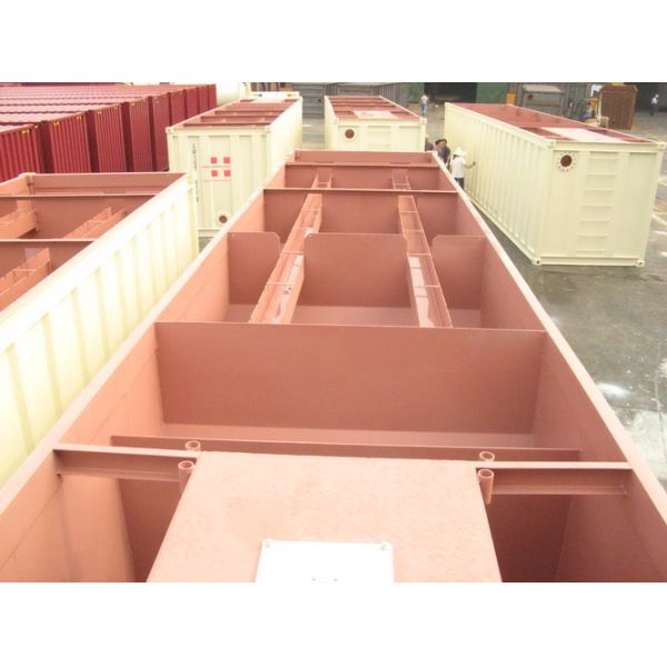 Open Top Sewage Container 40ft High Cube General Purposes Easy Operation