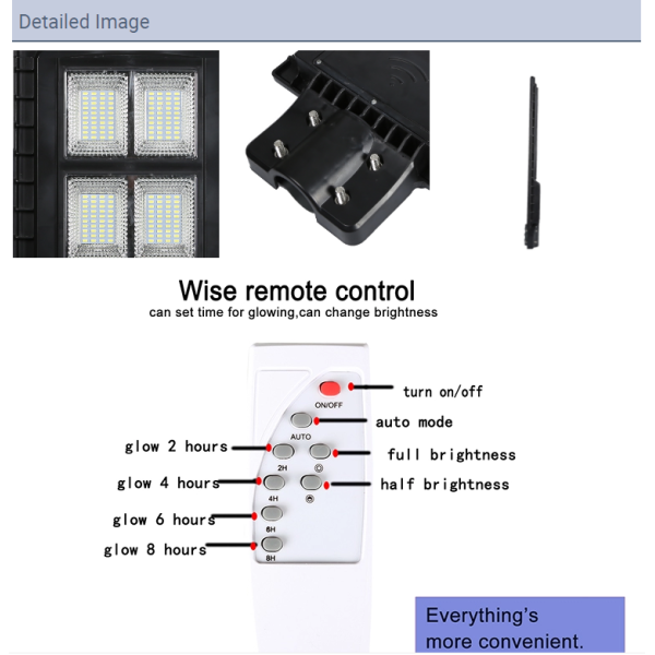 High Brightness 30W 60W 90W Multifunctional IR Sensor LED Solar Led Street Light outdoor