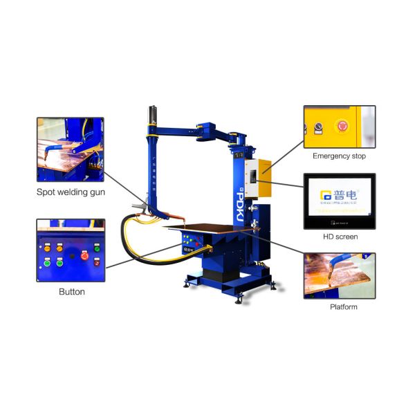 Platform Type Intermediate-frequency Inverter Seamless Spot Welding Machine for Iron plate welding