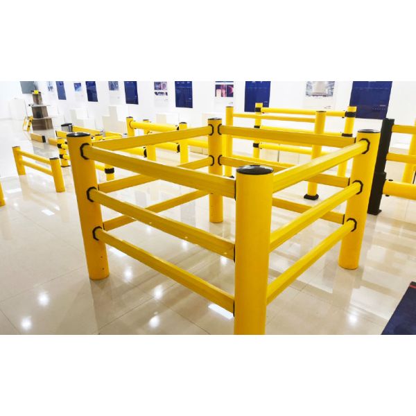 Building Post Safety Barrier Polygon Anti-Collision Guardrails Warehouse Safety Barrier