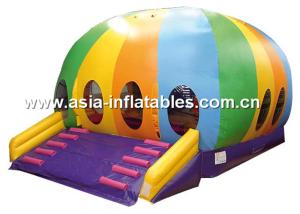 China Inflatable slide castle obstacle combo sport on sale
