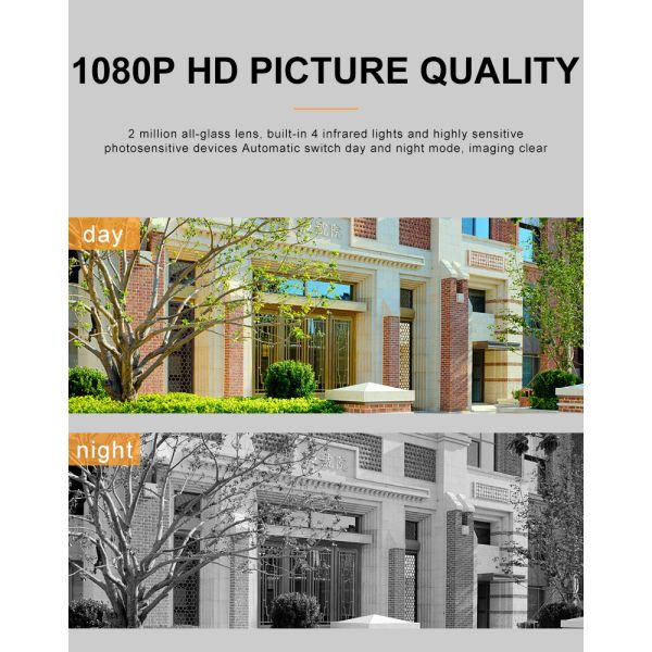 IP66 4g Low Power Solar Wifi Bullet Camera 1920x1080 Resolution