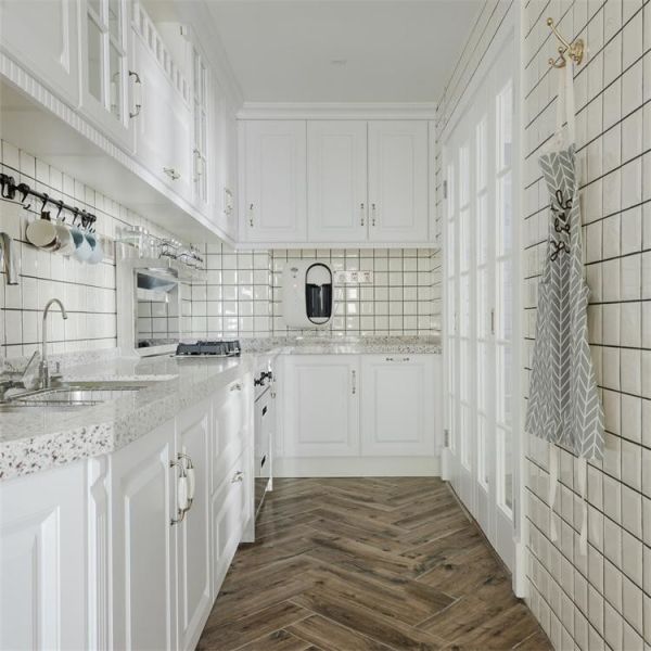 NSF Lacquer Finish Kitchen Countertop Cabinets Customized Size