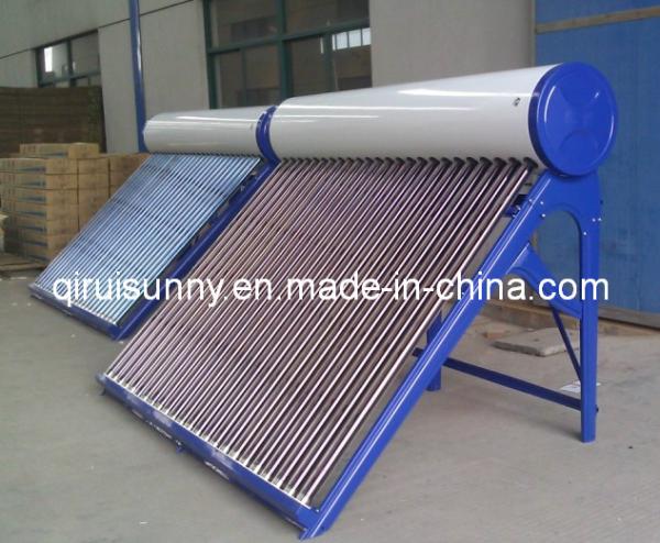 Cheap 50L-500L Glass Vacuum Tube Solar Hot Water Heater with Direct / Open Loop Circulation for sale