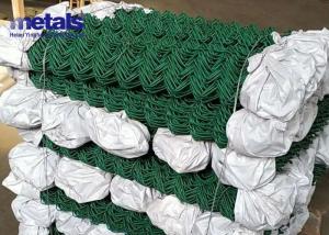 Best Custom Fence Cyclone Wire Mesh Vinyl Coated Chain Link Fence 5ft Green wholesale