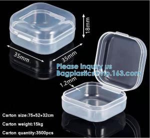 Plastic Beads Storage Containers Box, Storage Of Small Items Crafts, Hinged Lid, Jewelry, Hardware