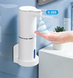 Best 300ML Infrared Sensor Automatic Soap Dispenser ABS 800mAh White wholesale