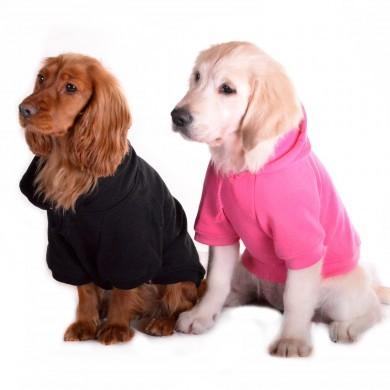 Cheap plain pink dog hoodie small dog puppies for sale pet clothes-pet clothing-dog for sale