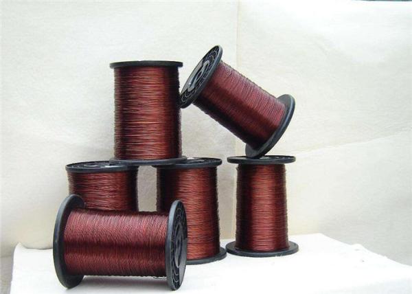 Cheap 0.012 - 4.5mm Round Ultra Fine Magnet Wire , 24 Awg Copper Enameled Wire For Automation for sale