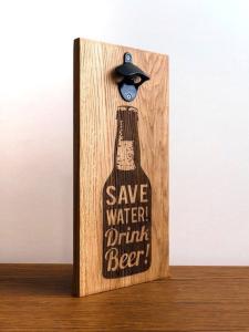 Painting Wall Hanging Bottle Opener 20 X 40 Cm Size Custom Technique