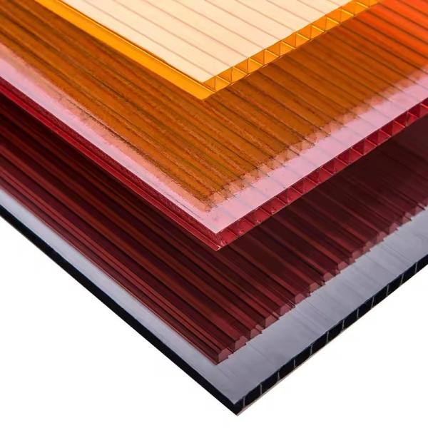 Cheap Multiple Foldable Application 4mm Twin Wall Polycarbonate Sheet for sale