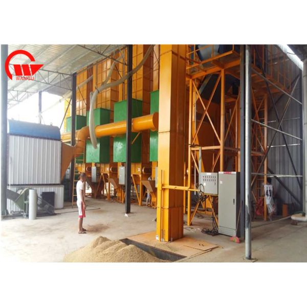 Hot Air Temperature 45-75°C Recirculating Paddy Dryer Mobile Compatibility Optional Trailer Mount