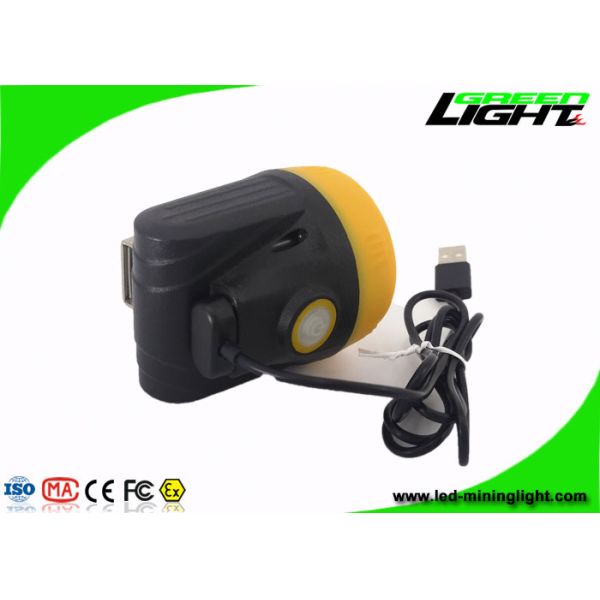10000Lux Cordless Miner Cap Lamp Rechargeable Battery Anti Explosive 1.1W Portable Led Headlamp