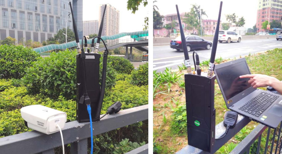 IP66 MESH Radio For Police 4W MIMO 350MHz-4GHz Customizable