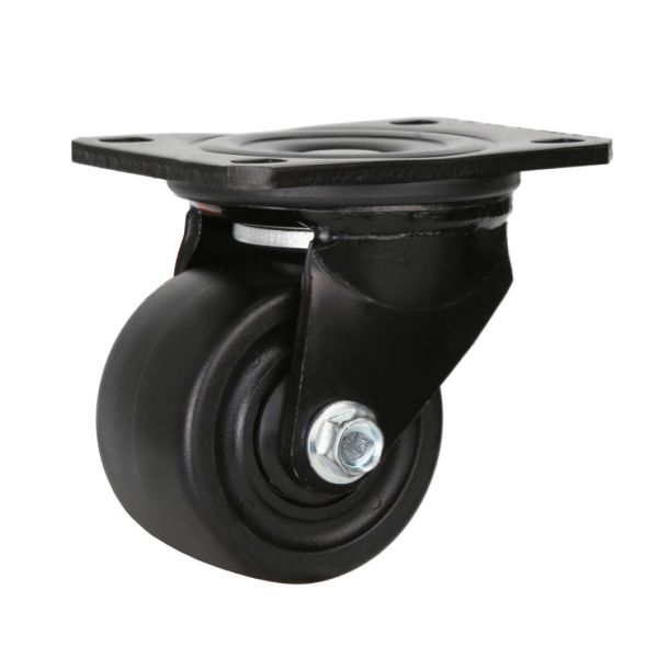 Heavy Duty Black Low Gravity 3inch 4inch 600kg Castor
