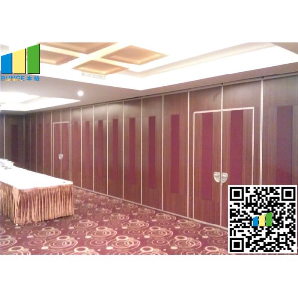 Functional Operable Wall Custom Sliding Doors Room Separator Partition With Wall Papper