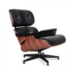 Best Home Office Furniture Wooden Chair Living Room Leather Lounge Chair with Ottoman wholesale