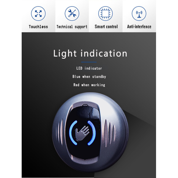 Touchless LED Infrared Sensor Push Button For Auto Door Opening