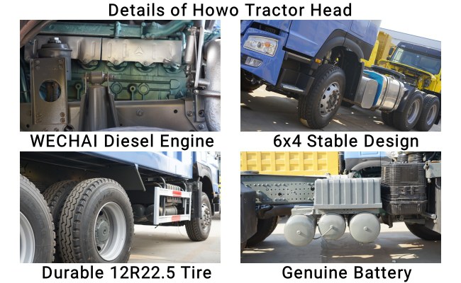TITAN Howo Used Sinotruk for Sale Used Tractor Trucks for Sale Near Me