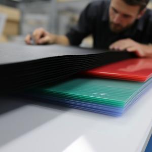 China 4x8 Corrugated PP Plastic Sheets Smooth Surface  12mm on sale
