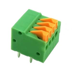 Best Narrow Spacing 2.54 mm Screwless PCB Spring Terminal Block 150V 4A wholesale
