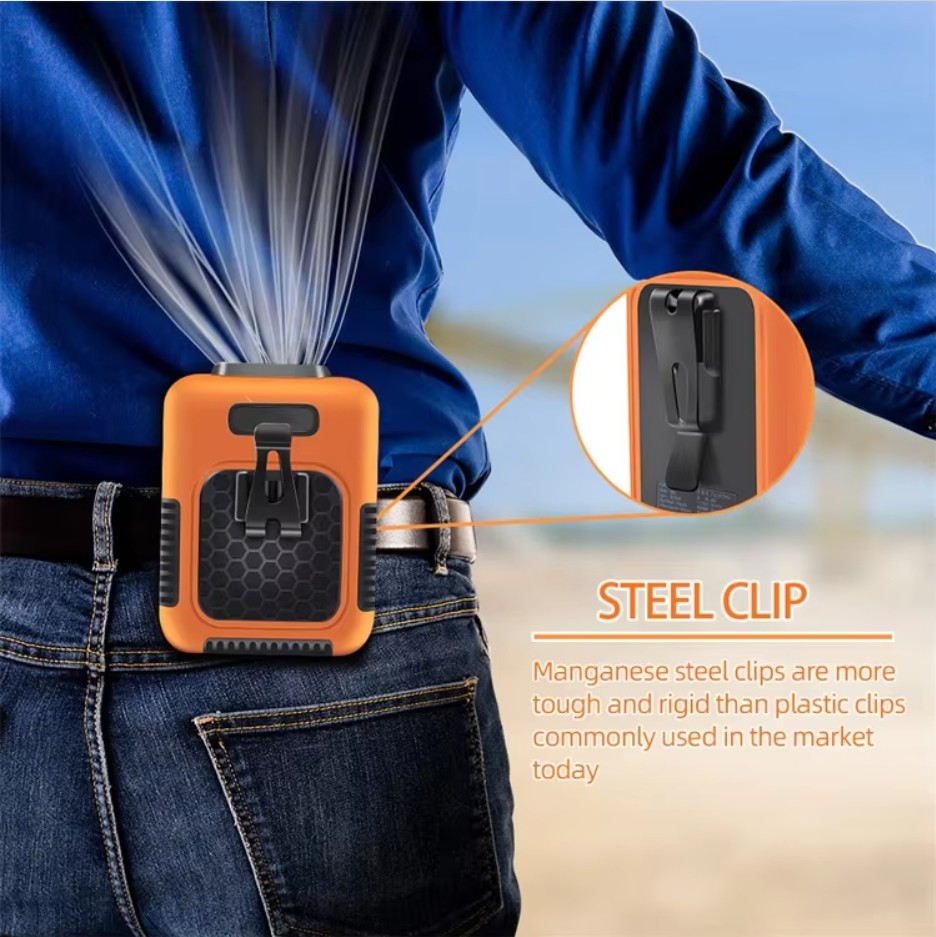 Socool Fan 6000mAh 3 Speed Levels Multifunctional Portable Fan Noise Level Less Than 50 DB Lightweight