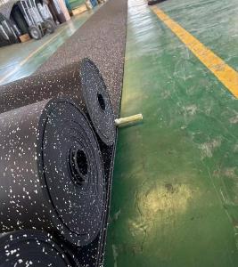 Best Indoor and Outdoor 20mm Heavy Duty Recycled Rubber Rolls Flooring with Colored EPDM Flecks wholesale