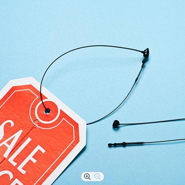 Cheap Clothes Label Loop Lock Tag Pin 5 Inches With Barrel End for sale