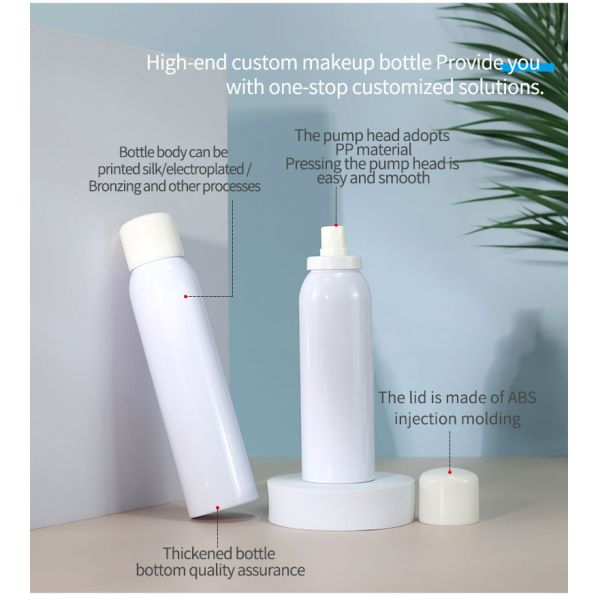150ml 200ml PET Plastic Bottle Square Custom Sunscreen Bottles For Skin Care