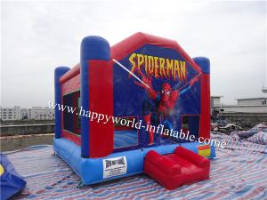 China inflatable spider man bouncy castle , spiderman trampoline , spiderman bounce house on sale