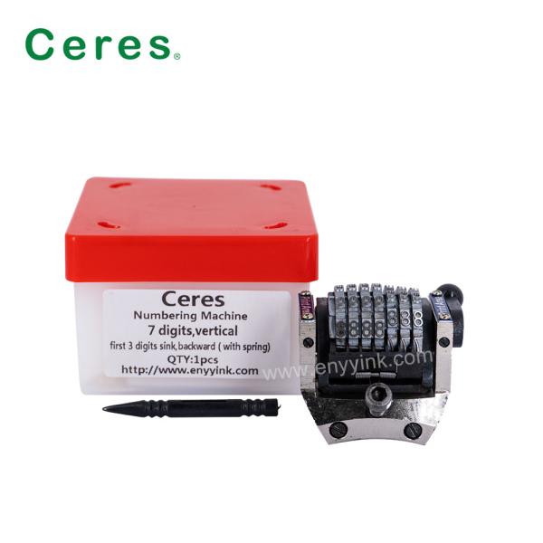 Cheap Leibinger Numbering Machine Parts GTO Offset Machine 7 Digits Backward Gothic for sale