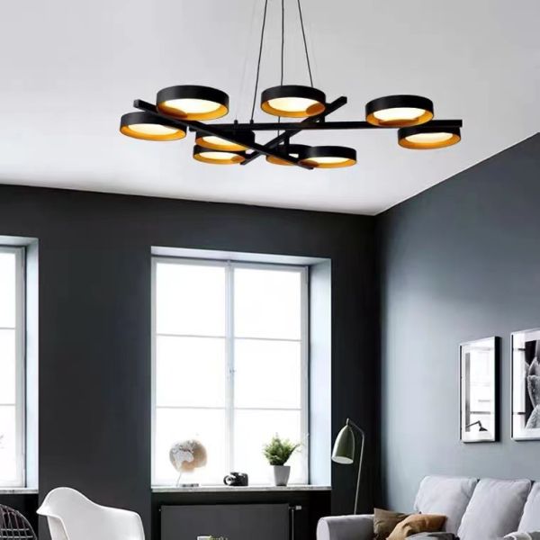Modern Black Chandelier Decorative Home Led Pendant Light