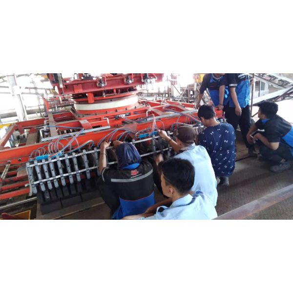 20Kw Clay Brick Setting Machine Tunnel Kiln Brick Stacking Machine