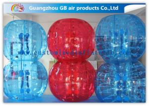 Best Red And Blue Inflatable Human Bumper Ball Bubble Football Suits LOGO Acceptable wholesale