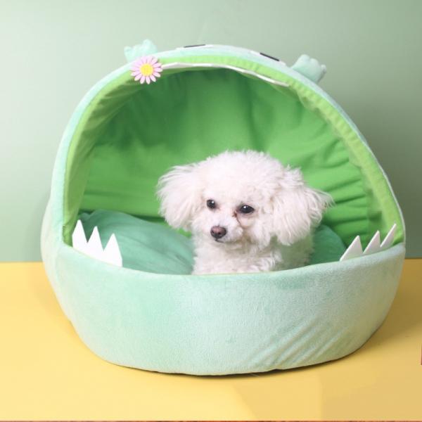 Cheap Amazon New Dog House Crocodile Winter Warm Small Dog Teddy Croc Cat Bed Dog House Pet Supplies Cat House for sale