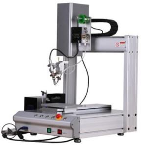 China XHL-H6331R Desktop 5-Axis Double Station Automatic Soldering Machine on sale