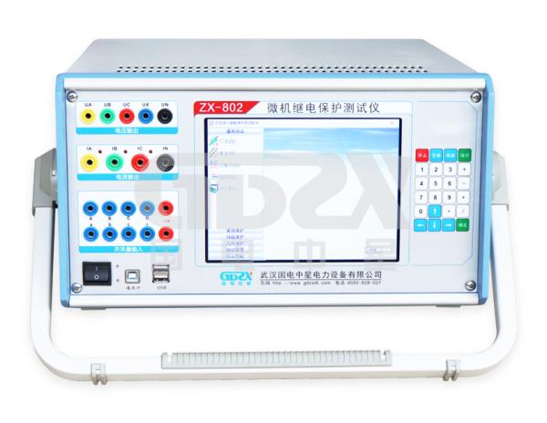 Cheap 3-Current 4-Volage Small Structure Protective Relay Test Set , Three Phase Relay Test Set Large TFT Screen for sale
