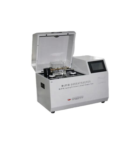 Cheap HUAKEYI HK-JYY-80 Automatic Oil Breakdown Voltage Tester Transformer Dielectric Bdv Testing Machine for sale
