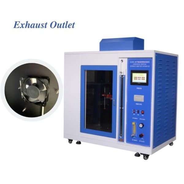 Manual Vertical Flame Test Chamber for Plastic Combustion 220V