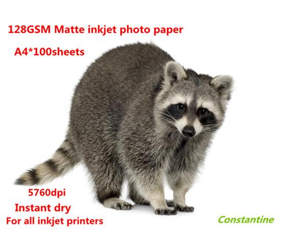 Cheap 128gsm Matte printing paper for all inkjet printers for sale