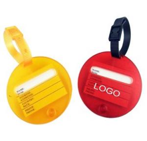 China Plastic Round Colorful Luggage Tag Boarding Card Logo Customized on sale