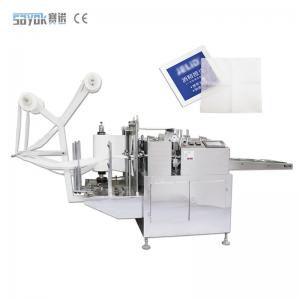 Best 5KW 360/min Alcohol Swab Making Machine With Alcohol Prep Pads Packing Machinery CE wholesale