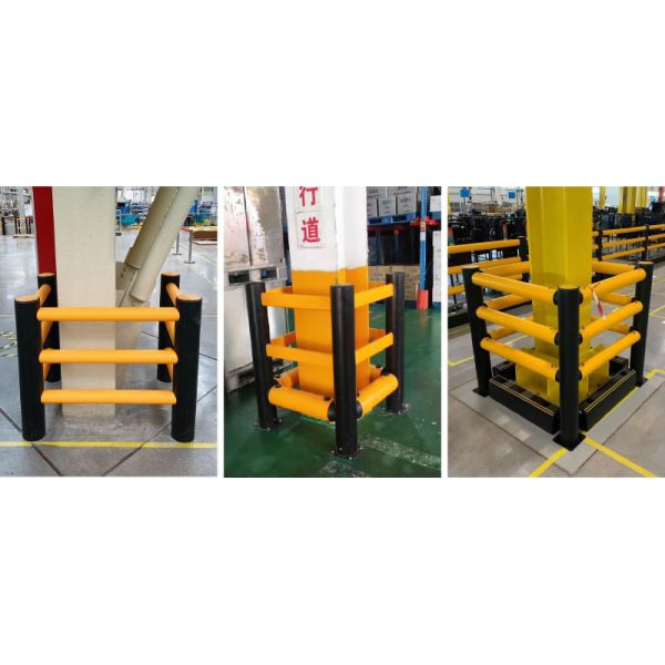 Building Post Safety Barrier Polygon Anti-Collision Guardrails Warehouse Safety Barrier