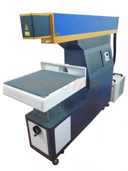 Cheap 300mm*300mm Marking Area 3 Axis Dynamic CO2 Laser Marking Machine With 0.01mm Minimum Line Width for sale