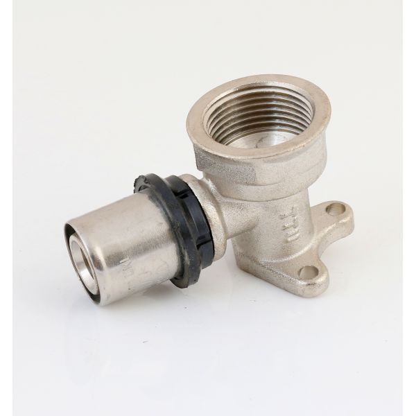 Brass press pipe fitting th type elbow female connector for pex al pex plumbing fittings
