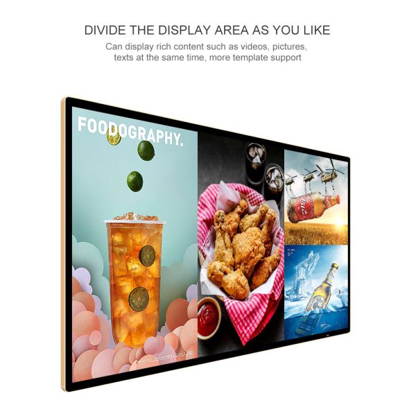 32 55 65 43 Inch HD Ultra Thin Advertising Vertical Lcd Screen Display Monitor