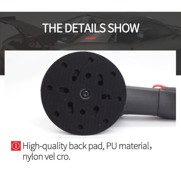 AC 220V Sponge Pad Automotive Buffer Polisher For Car Detailing