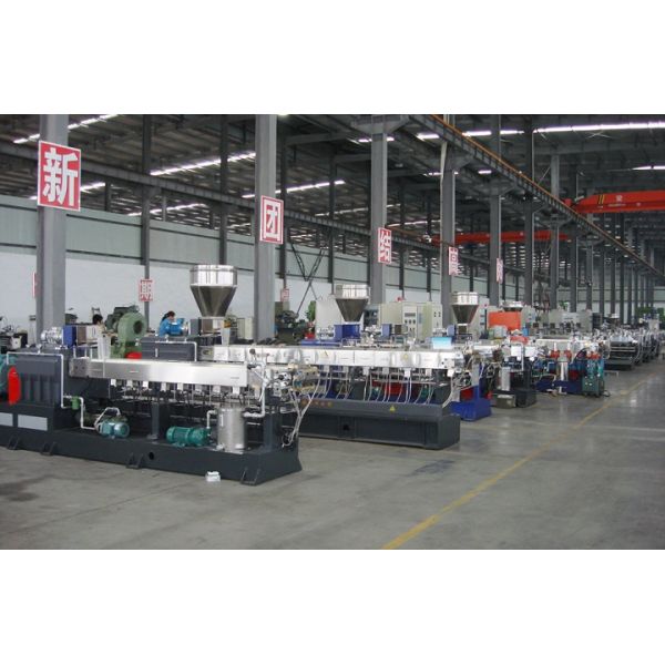 Accuracy Lab Barrel Twin Screw Master Batch Plastic Compounding Pellet Extruder Fiberglass